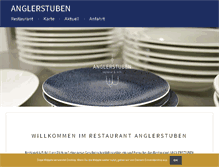 Tablet Screenshot of anglerstuben.com